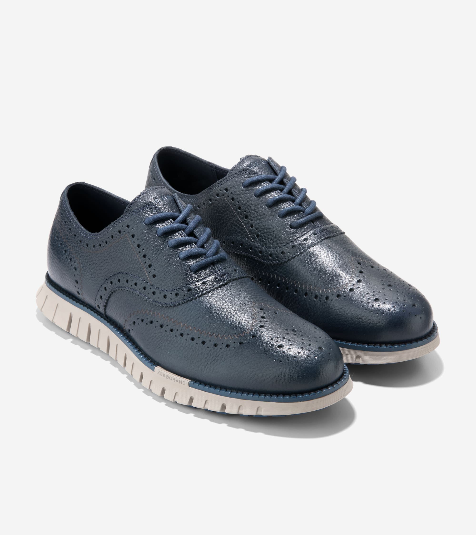 Cole haan blue dress shoes clearance