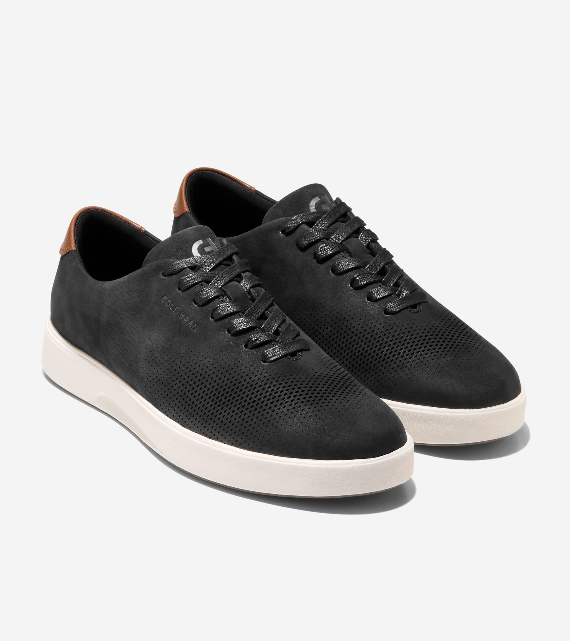 C42979:BLACK NUBUCK / CH GOLDEN HONEY / IVORY