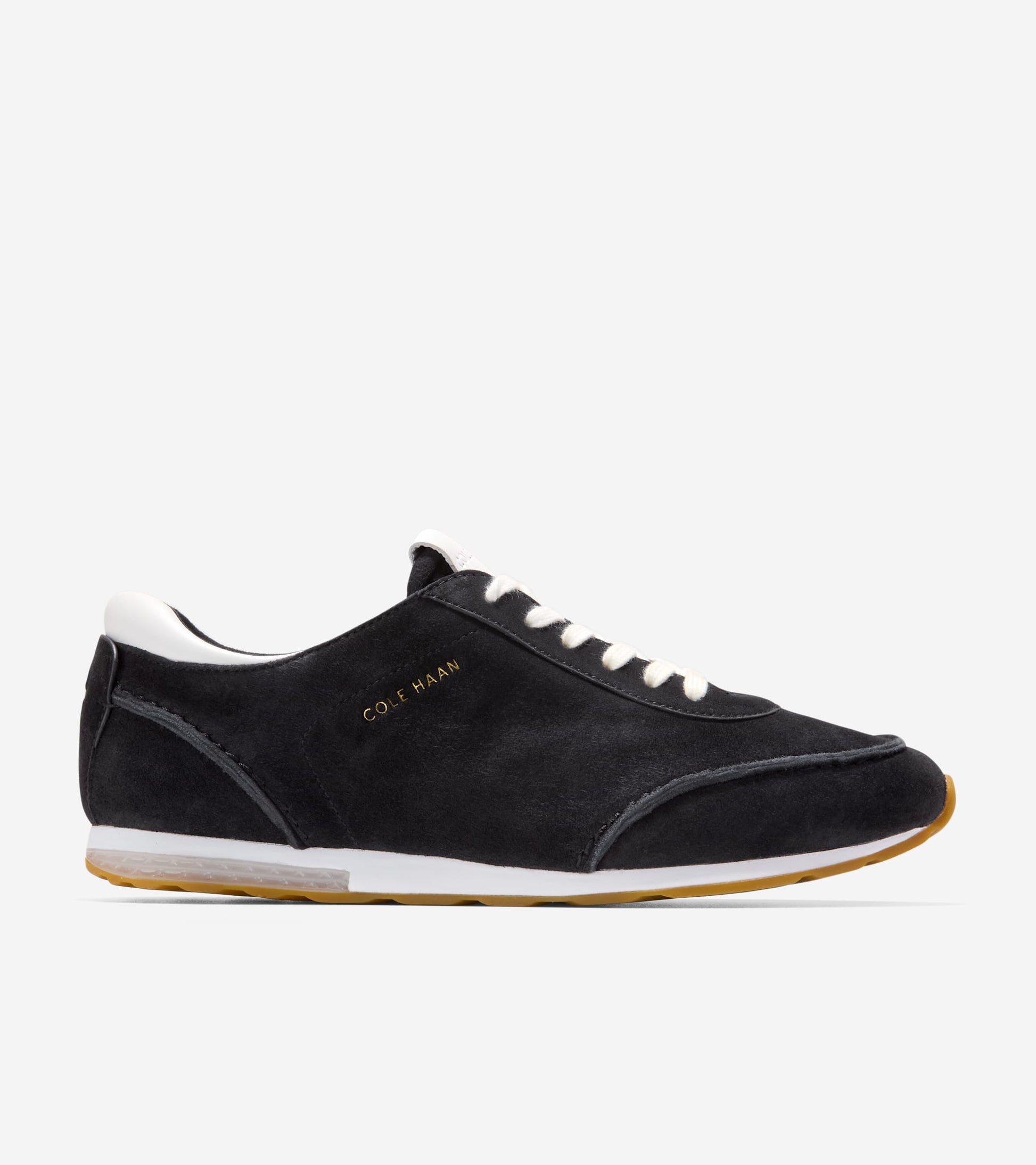W34724:BLACK SUEDE/LTHR