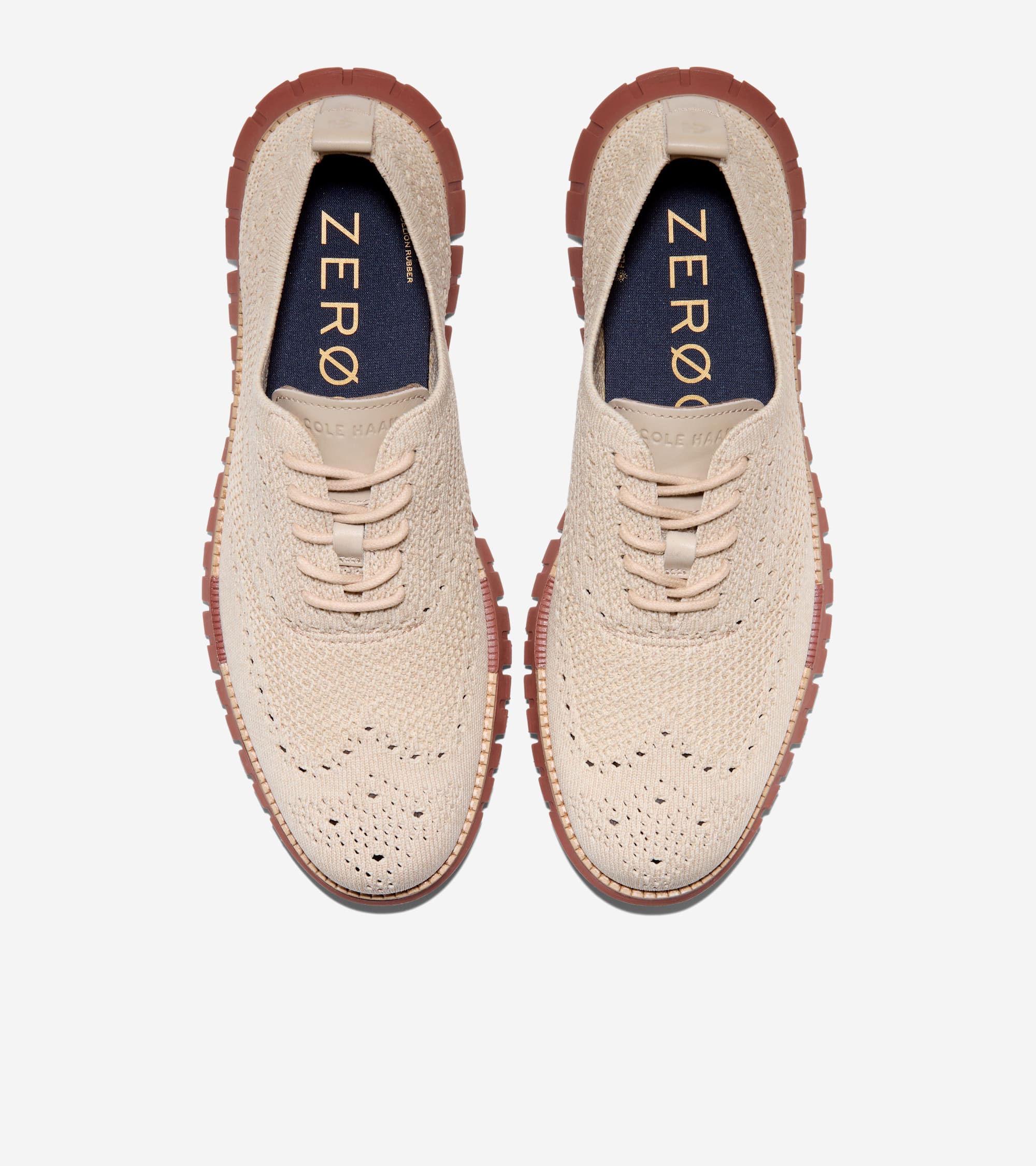 新品未使用　COLE HAAN ベージュ スニーカー25センチ Men's ZERØGRAND Remastered Stitchlite™ Wingtip Oxfords – Cole Haan