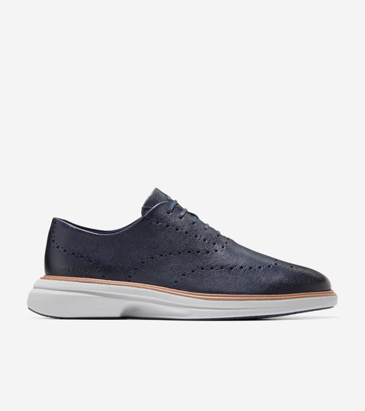 Zapatos Oxford Cole Haan Originalgrand Energy Wingtip - Cuero British Tan Java Ivory, 47 EU