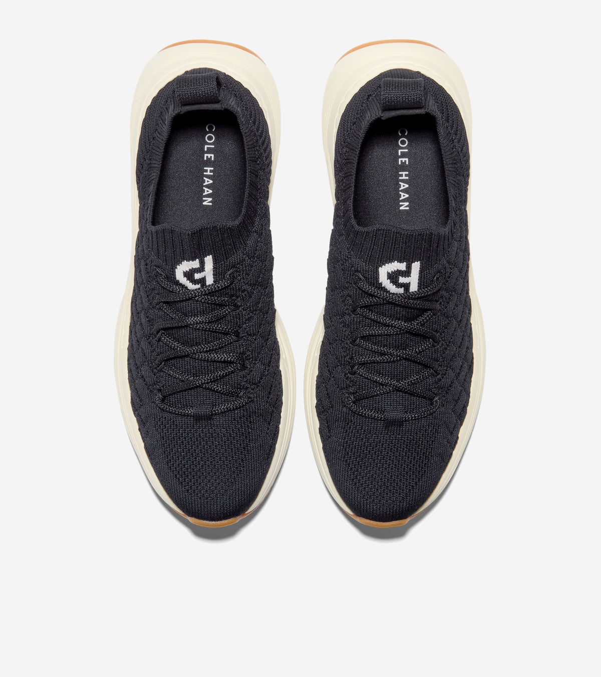 Women's Grand Crosscourt Elda Knit Running Shoes-Black-Ivory