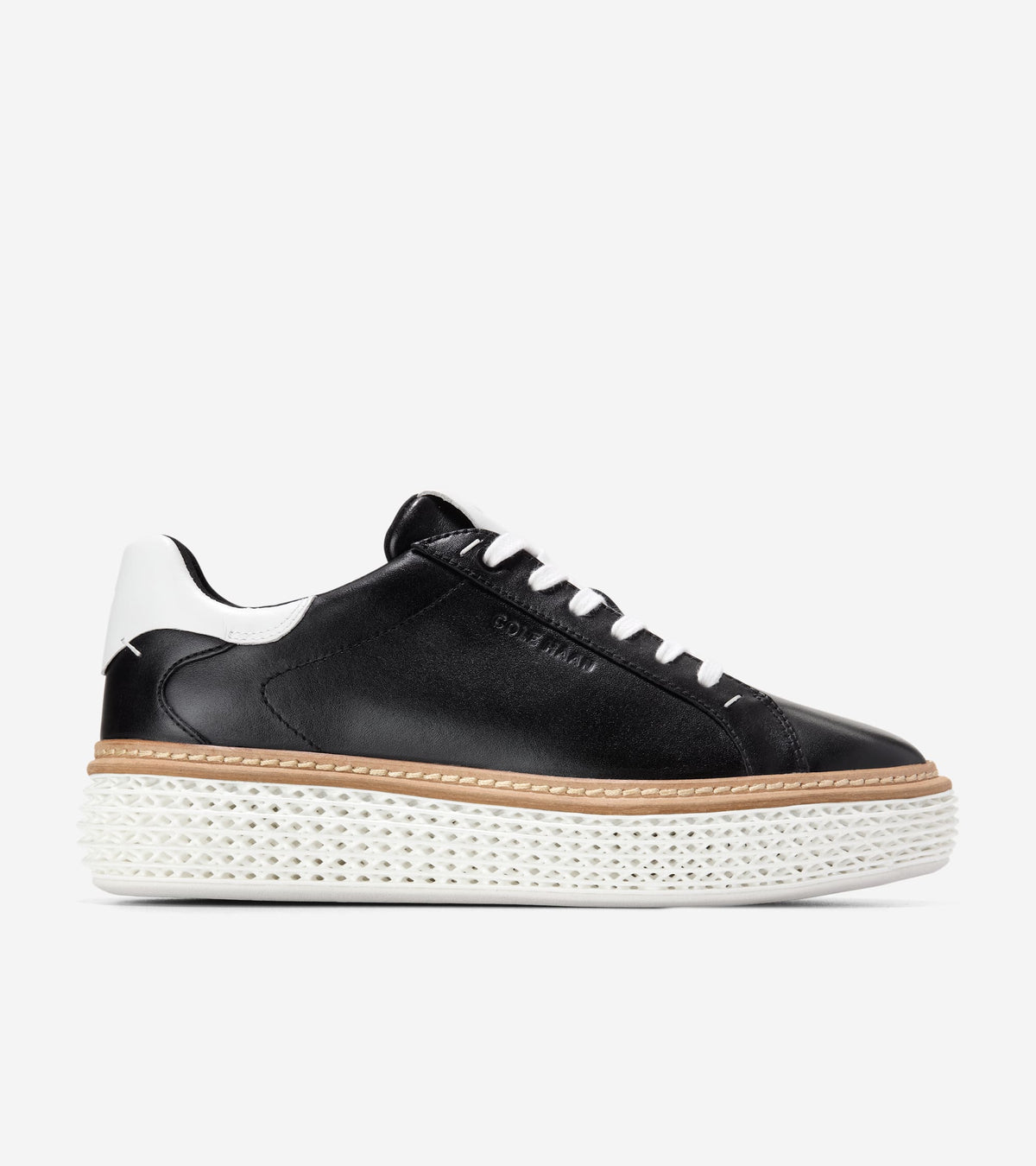Women's GrandPrø Court SkyWeave™ Sneakers-Black-White