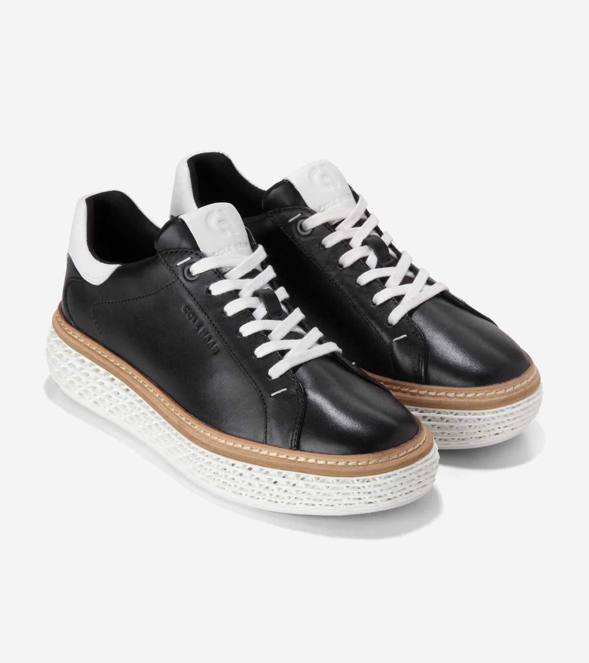 Women's GrandPrø Court SkyWeave™ Sneakers-Black-White