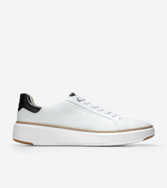 Men's GrandPrø Topspin Sneakers-Optic White-Black