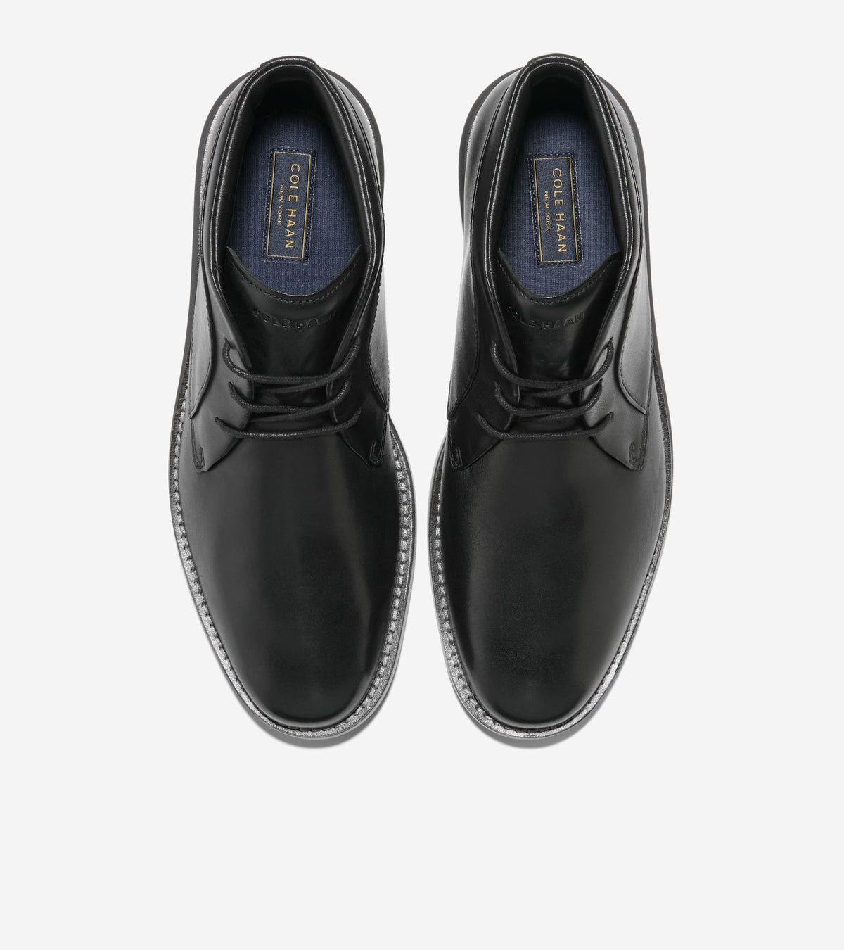 Men's Grand Neoclassic Flexcraft Chukka Boots-Black-Dark Brown
