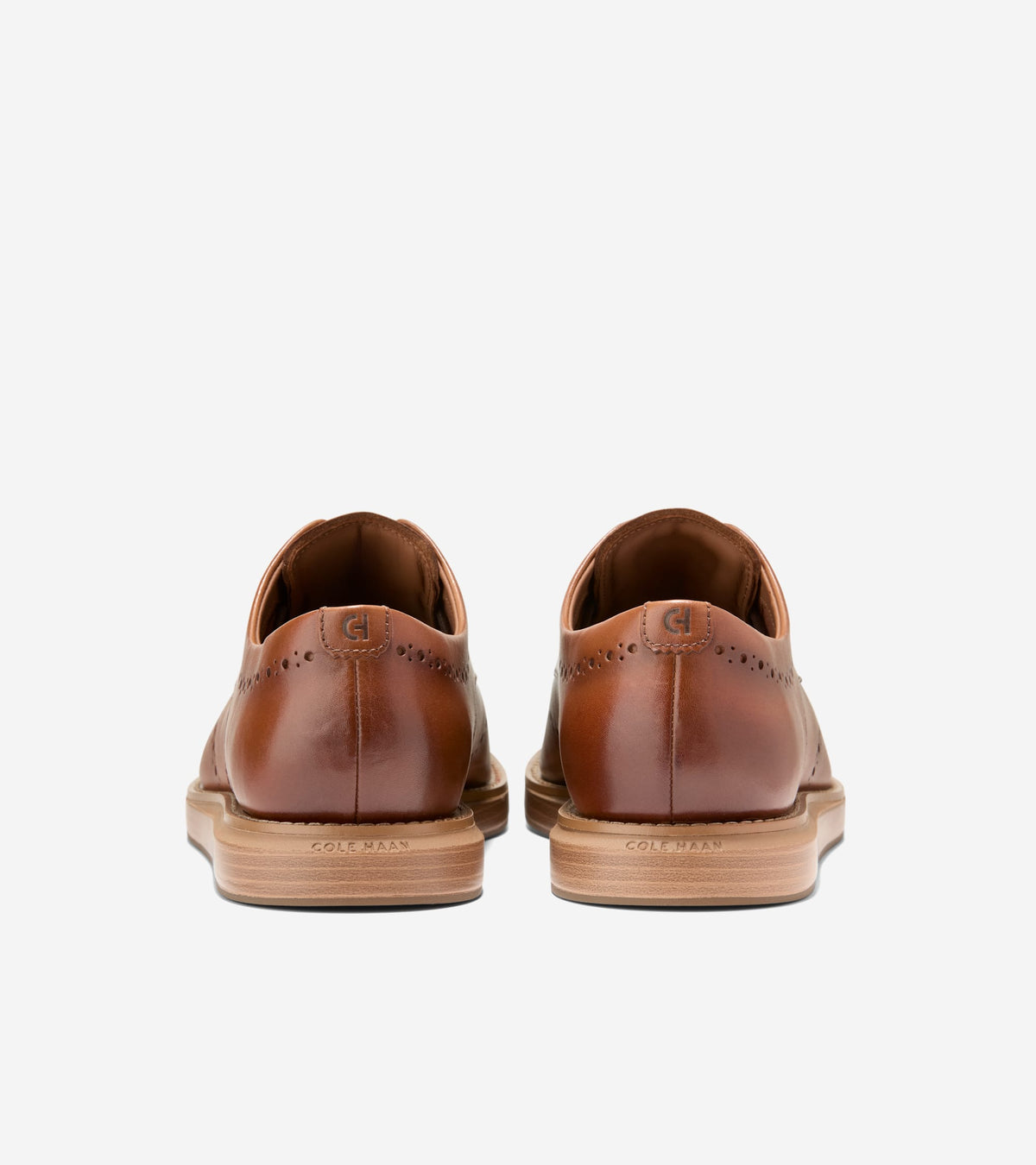 Men's Grand Neoclassic Flexcraft Wingtip Oxfords-British Tan-Italian Dark Natural