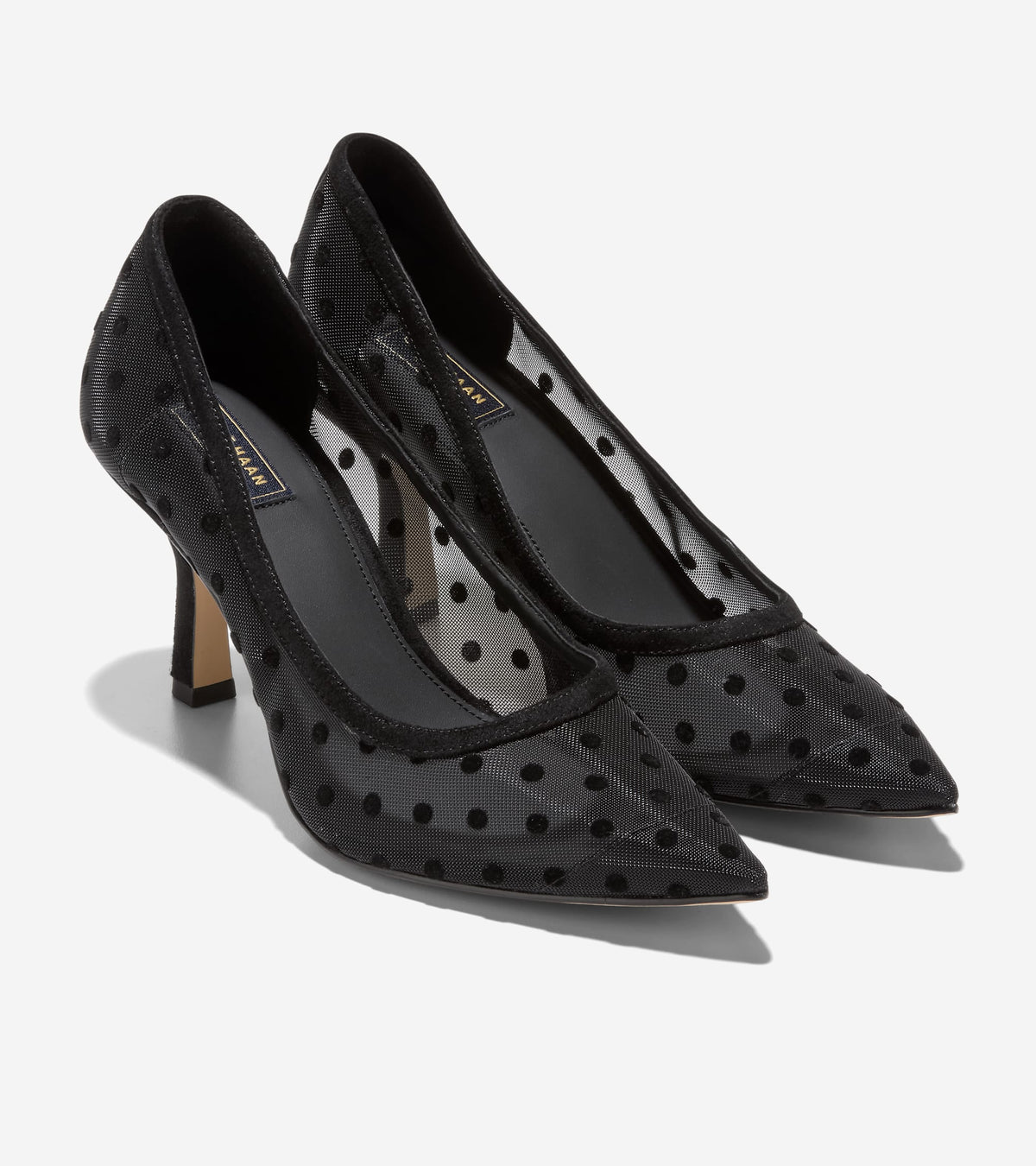 Women's Hansell Pumps-Black Polka Dot-Black