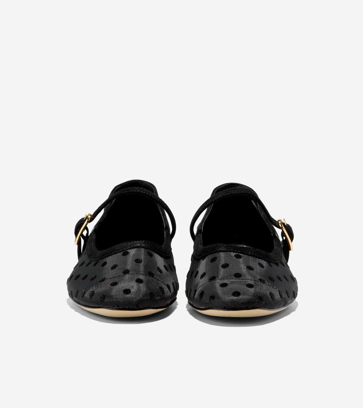 Women's Harlan Mary Jane Ballet Flats-Black Polka Dot-Black