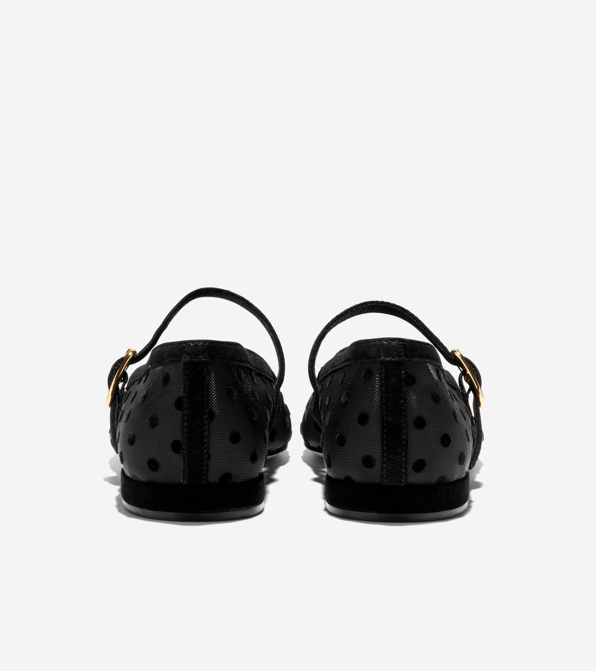 Women's Harlan Mary Jane Ballet Flats-Black Polka Dot-Black