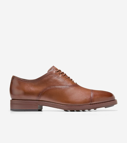 Men's Ledley Grand Cap Toe Oxfords-British Tan-Dark Natural