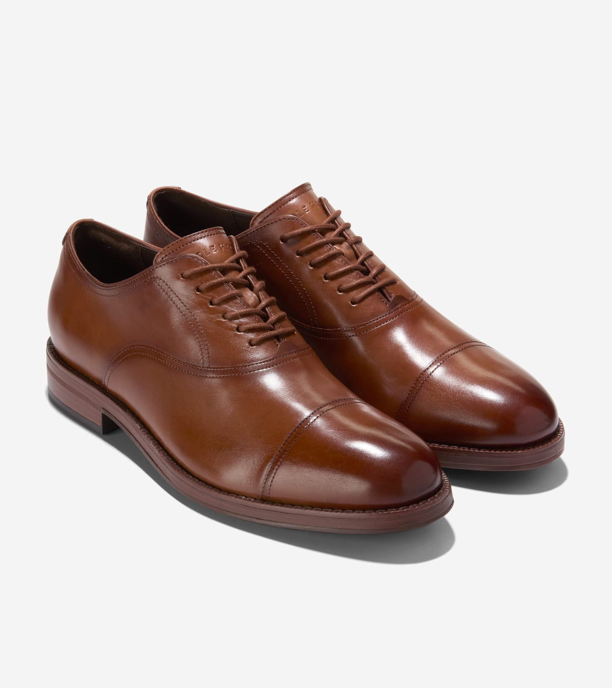Men's Ledley Grand Cap Toe Oxfords-British Tan-Dark Natural