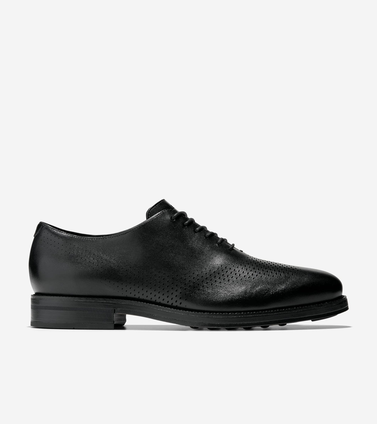 Men's Ledley Grand Flexcraft Laser Wingtip Oxfords-Black