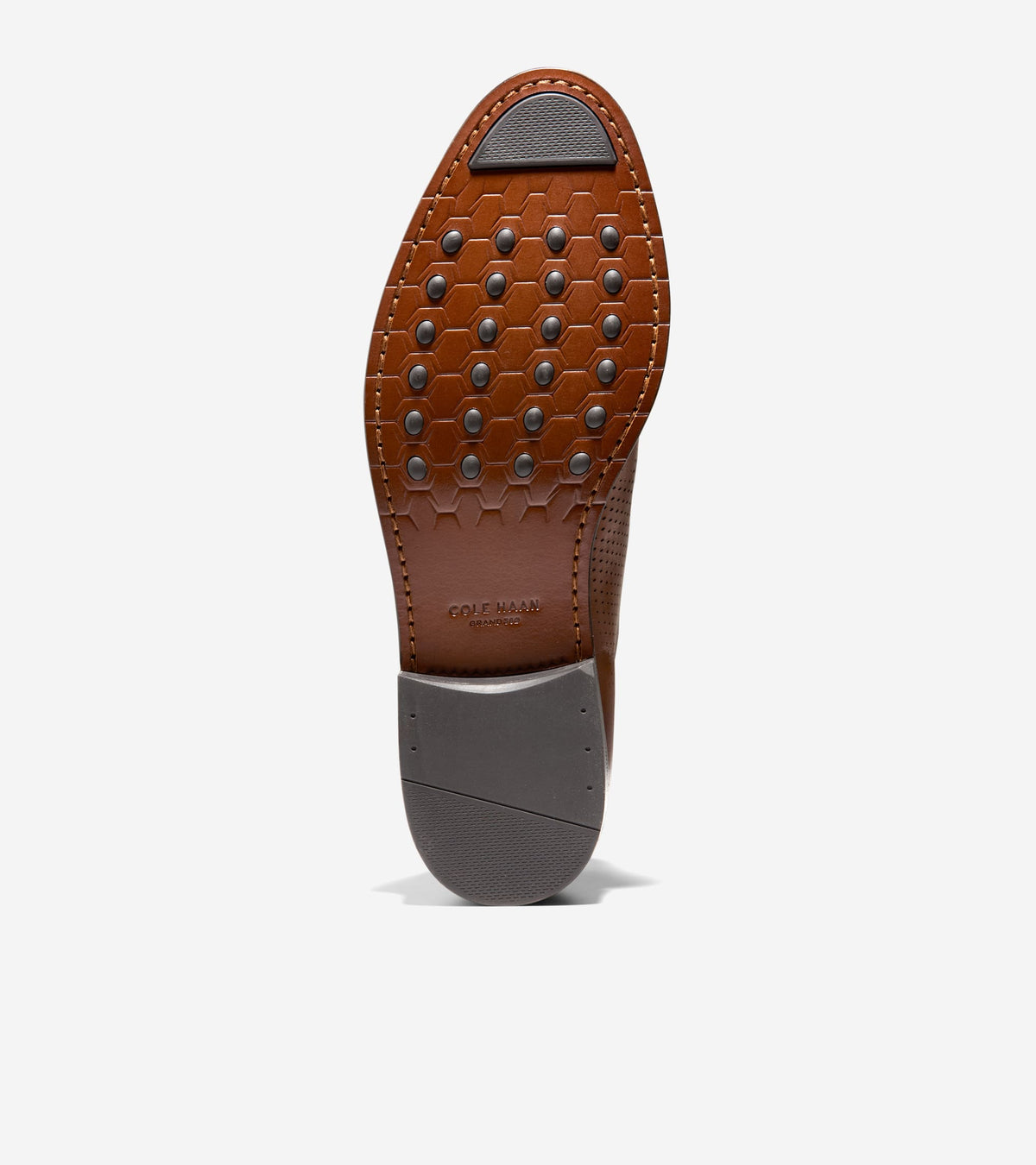 Men's Ledley Grand Flexcraft Laser Wingtip Oxfords-British Tan-Dark Brown