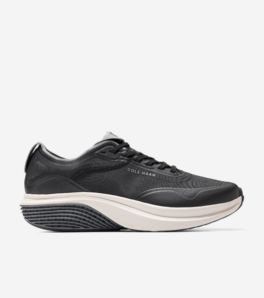 Men's ØriginalGrand SkyWeave™ Everarc Running Sneakers-Black-Ultimate Gray-Silver