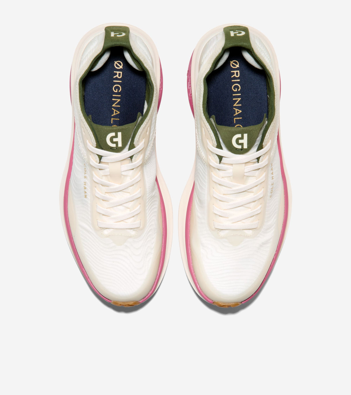 Women's ØriginalGrand SkyWeave™ Everarc Running Sneakers-Ivory-Rose Wine-Chive