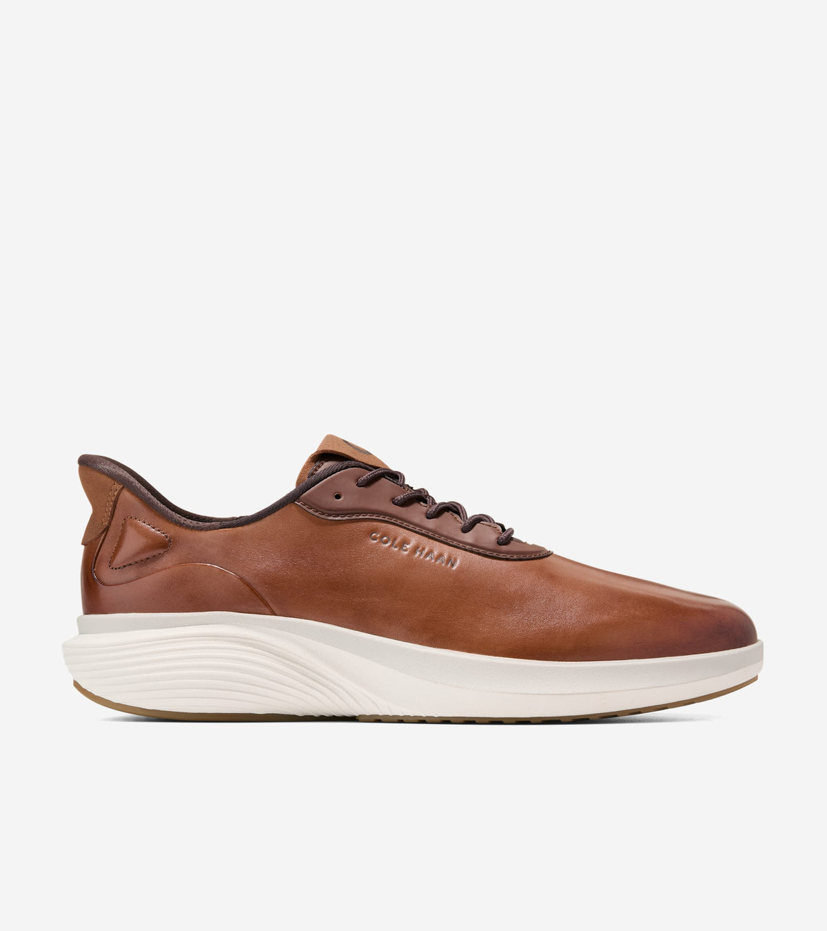 Men's ØriginalGrand Neoarc Quick-On Plain Toe Oxfords-British Tan-Pumice Stone-Ivory