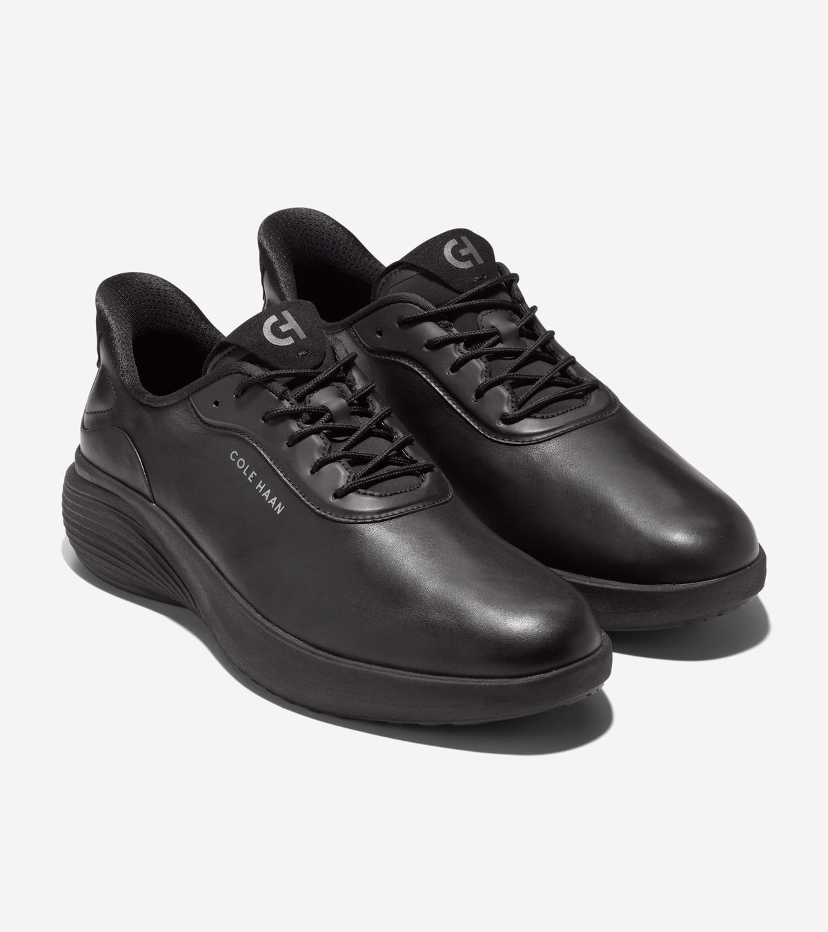 Men's ØriginalGrand Neoarc Quick-On Plain Toe Oxfords-Black