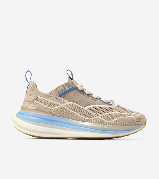Men's ØriginalGrand Quadstar Stitchlite™ Running Sneakers-Sesame-Ivory-Midnight Blue