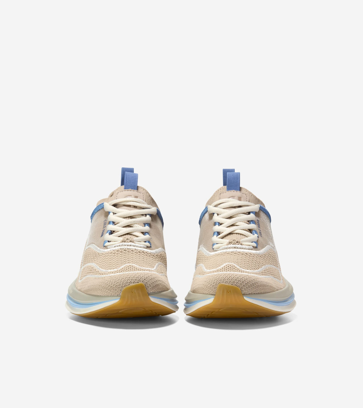 Men's ØriginalGrand Quadstar Stitchlite™ Running Sneakers-Sesame-Ivory-Midnight Blue