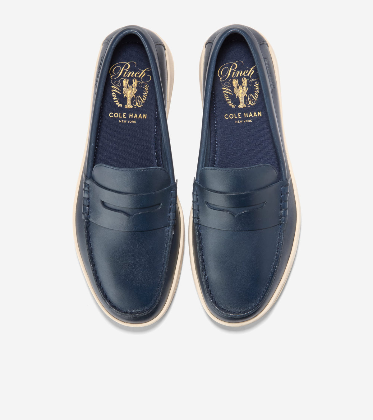 Men's Pinch Long-Weekender Penny Loafers-Navy Blazer-Angora