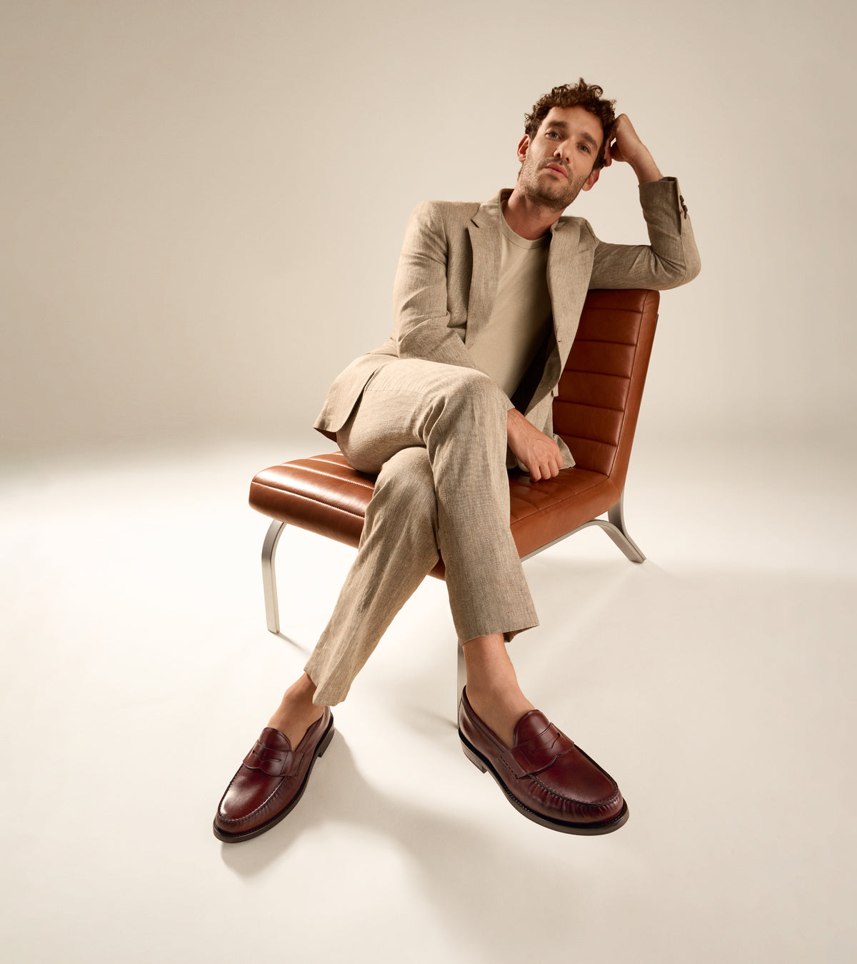 Men's Pinch Penny Flexcraft Loafers-Woodbury-Dark Brown