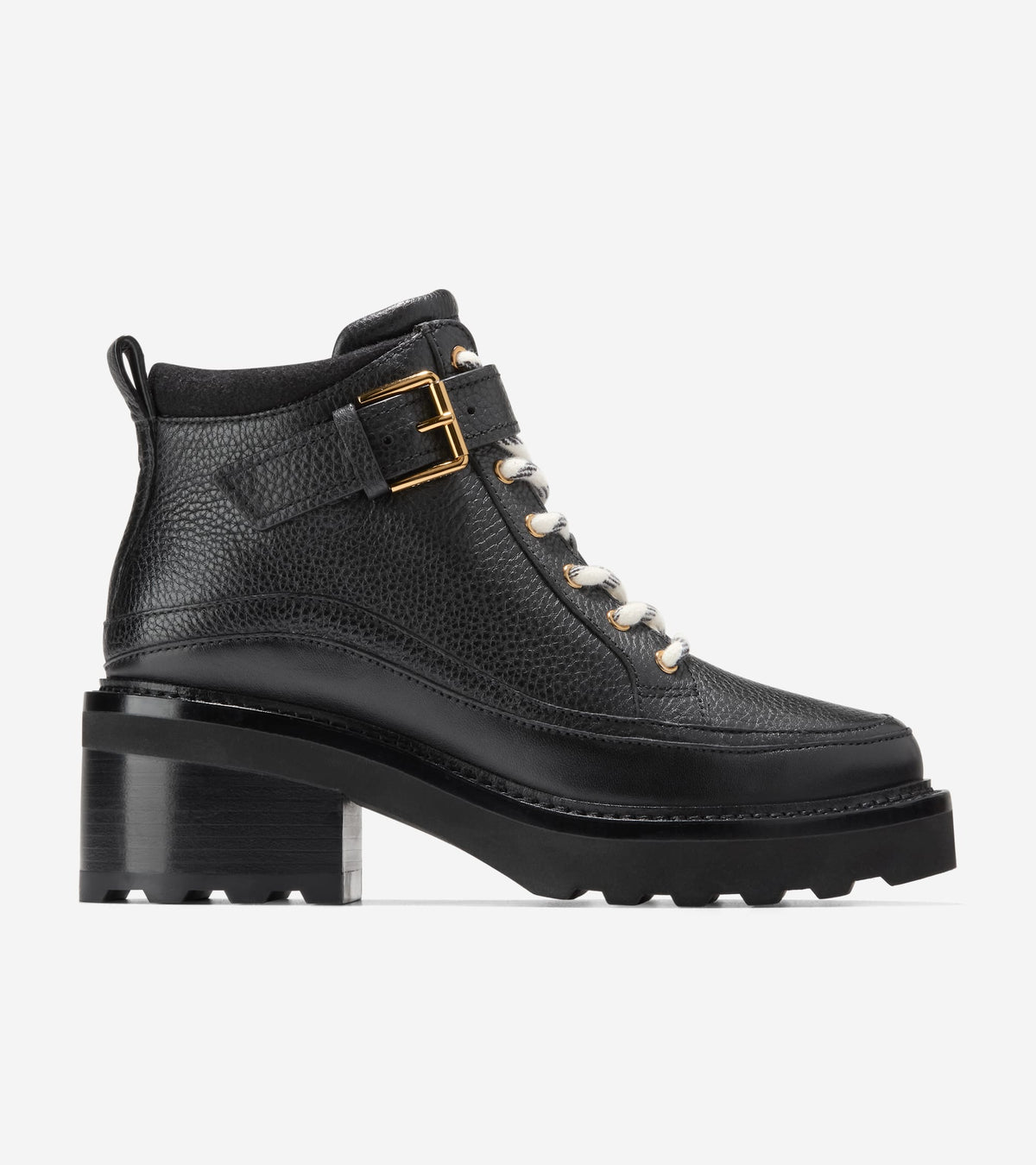 Women's Shibley Waterproof Lace-Up Booties-Black