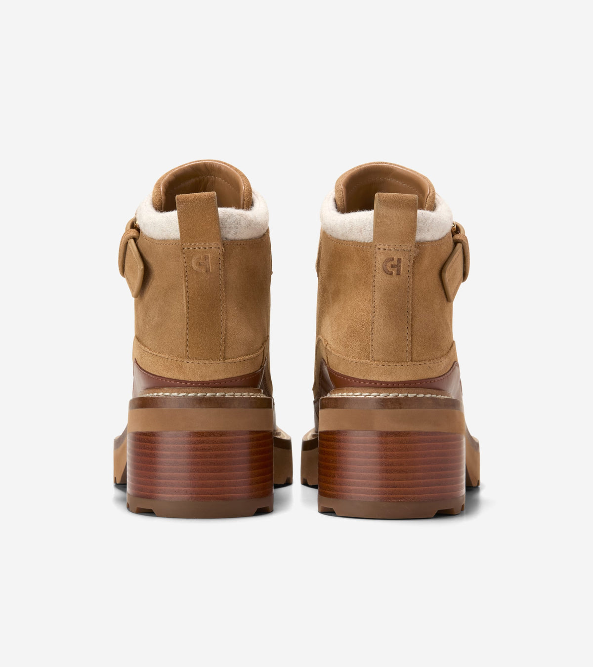 Women's Shibley Waterproof Lace-Up Booties-Golden Honey