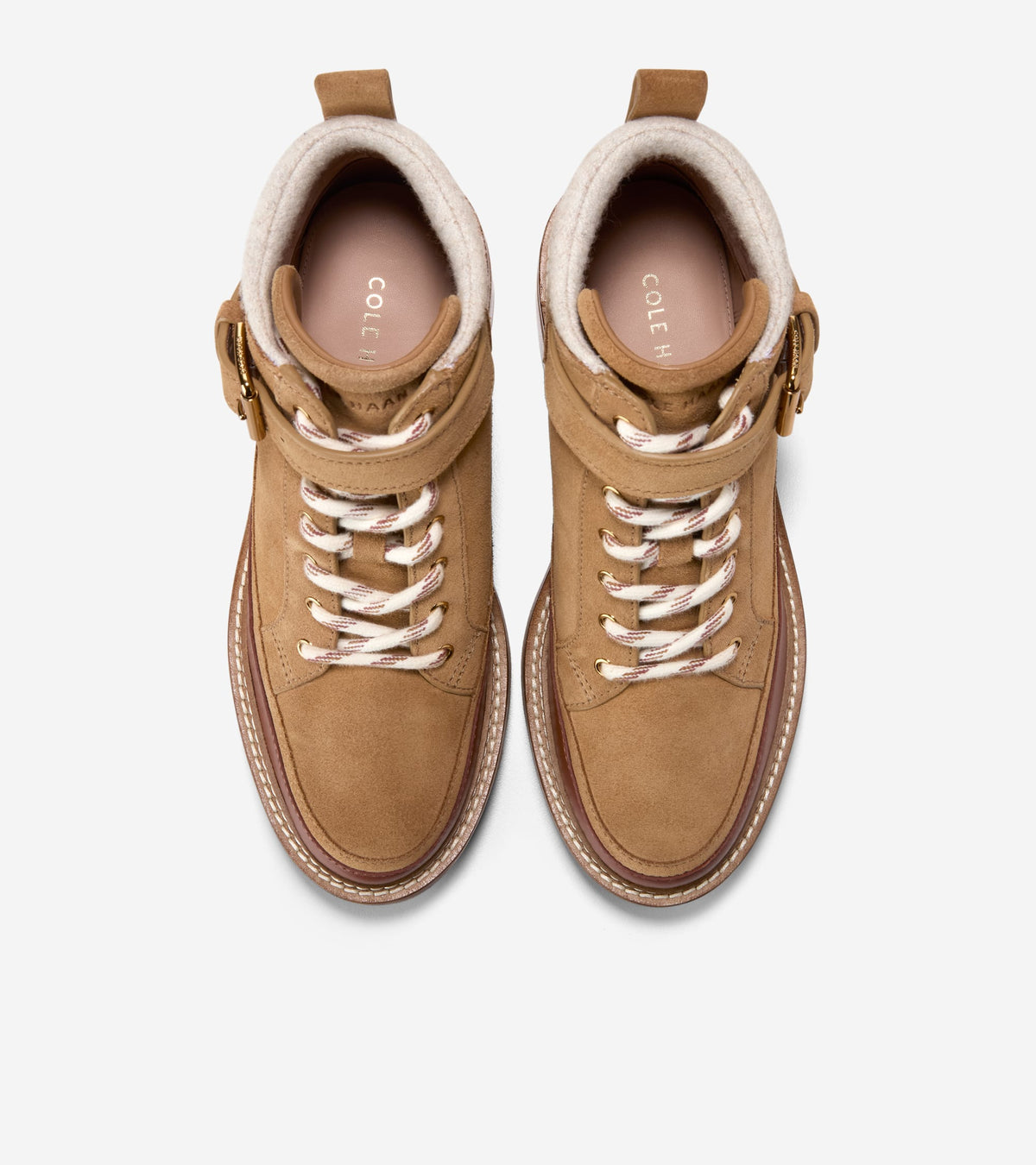 Women's Shibley Waterproof Lace-Up Booties-Golden Honey