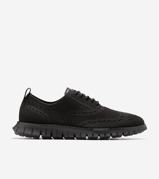 Men's ZERØGRAND Remastered Stitchlite™ Wingtip Oxfords-Black Stitchlite™