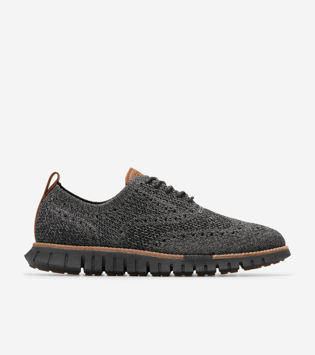 Men's ZERØGRAND Remastered Stitchlite™ Wingtip Oxfords-Magnet Gray Stitchlite™-Black