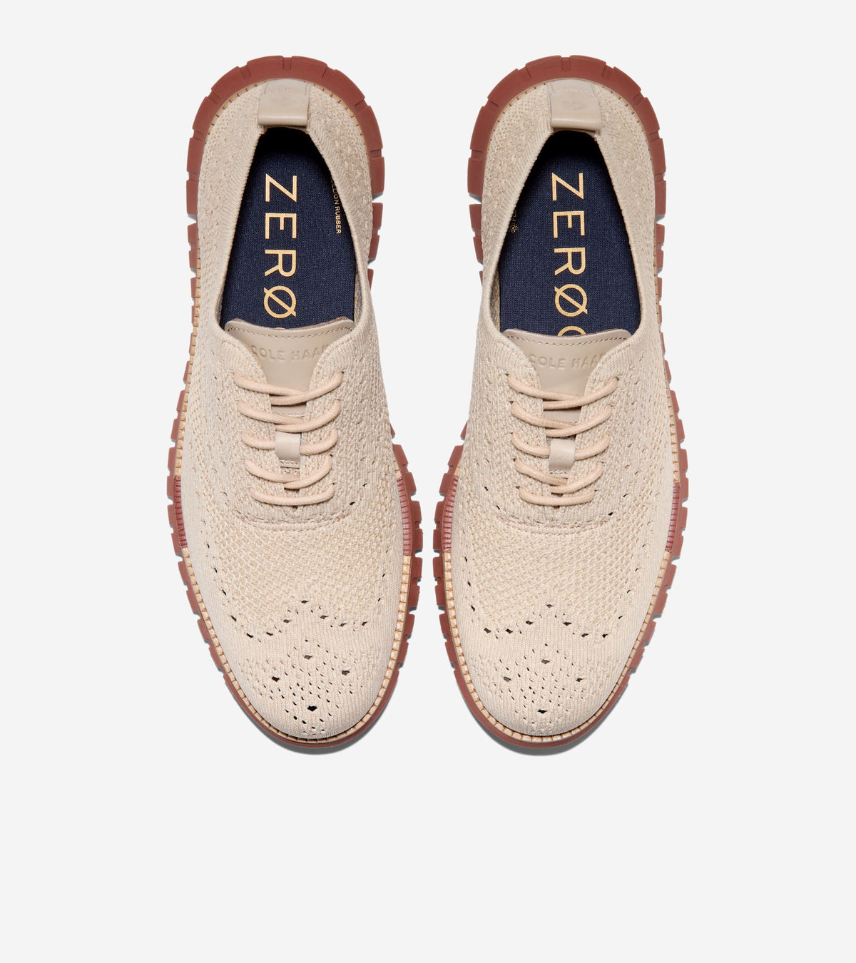 Men's ZERØGRAND Remastered Stitchlite™ Wingtip Oxfords-Oxford Tan-Angora-Dark Sequoia
